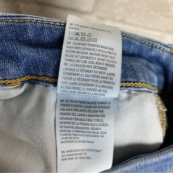 American Eagle Outfitters Curvy High Rise Jeggings Size 6 - Picture 12 of 16